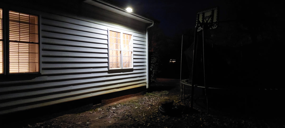 User Generated Content of the EZ Home Security Solar Gutter Flood Light