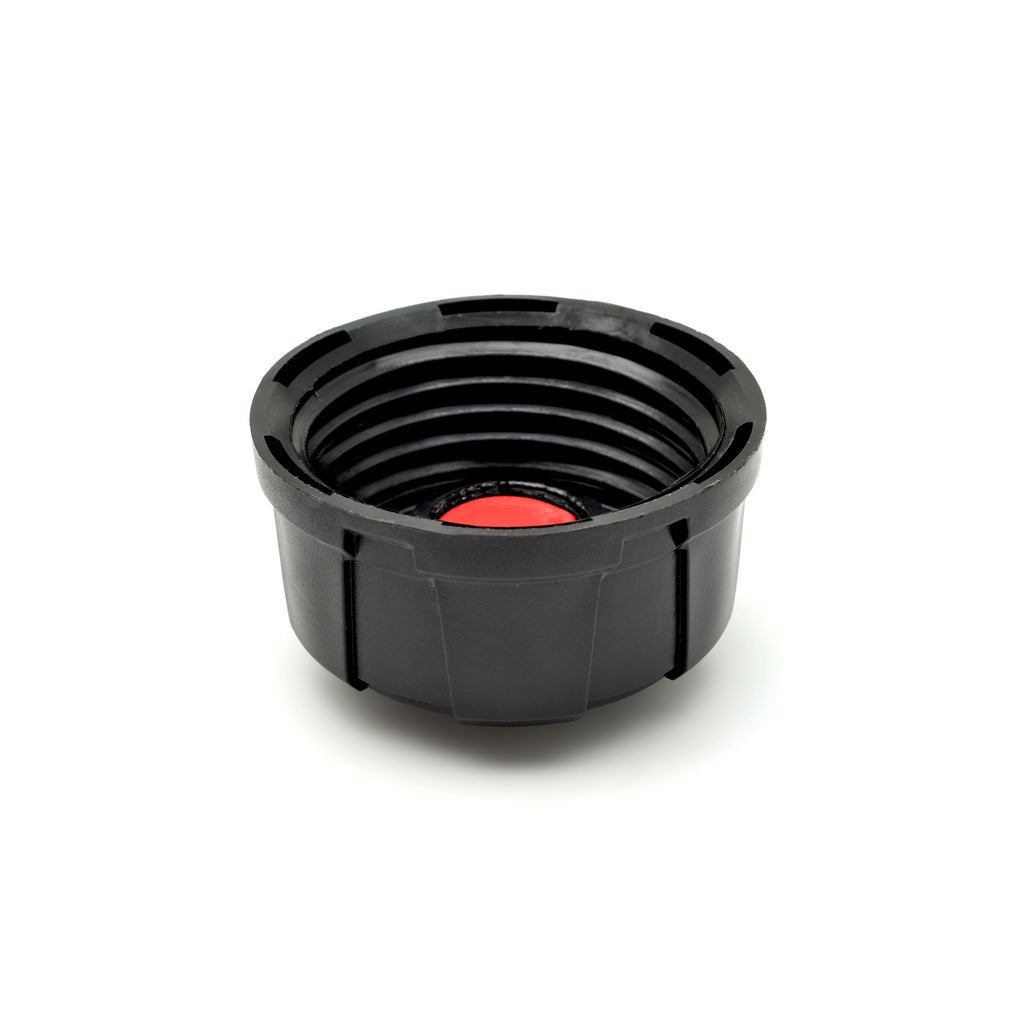 Black EZ Jug Replacement Cap on a white background