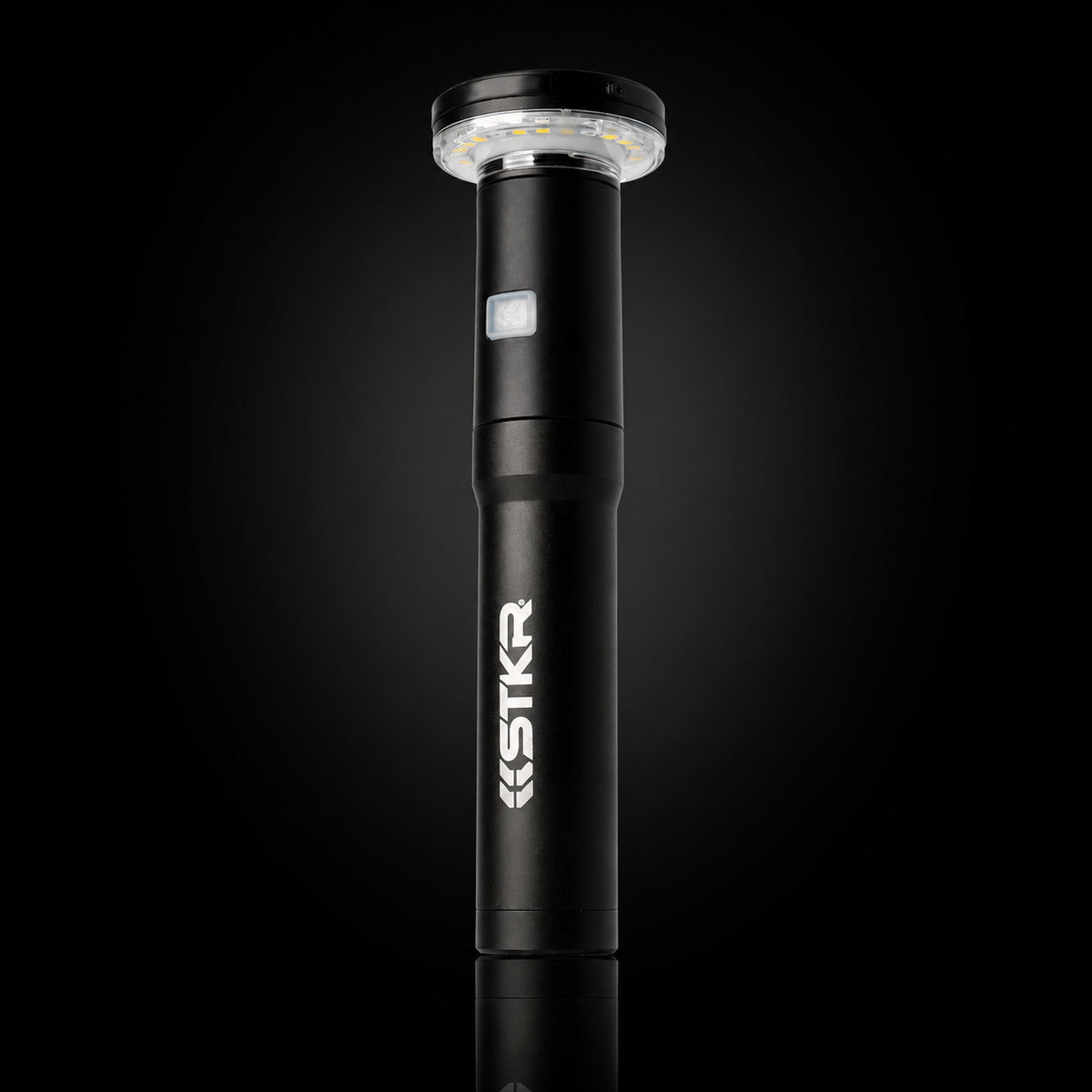 On-black product image for STKR Fli-PRO-Telescoping-Canopy-Light-Removeable-Flashlight-Head-1_sq_onBLK.jpg