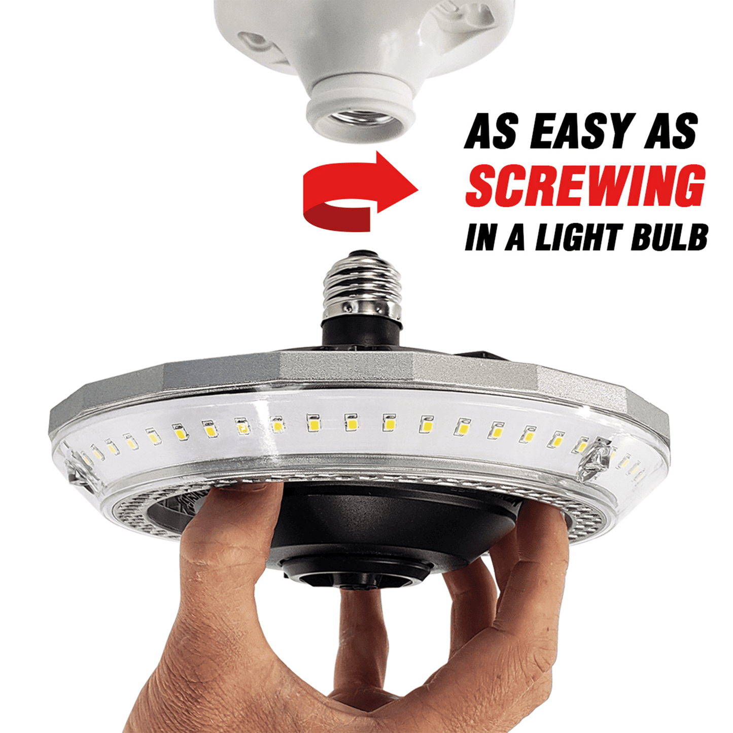 MPI - Luz de techo para garaje con movimiento y iluminación multipunto 