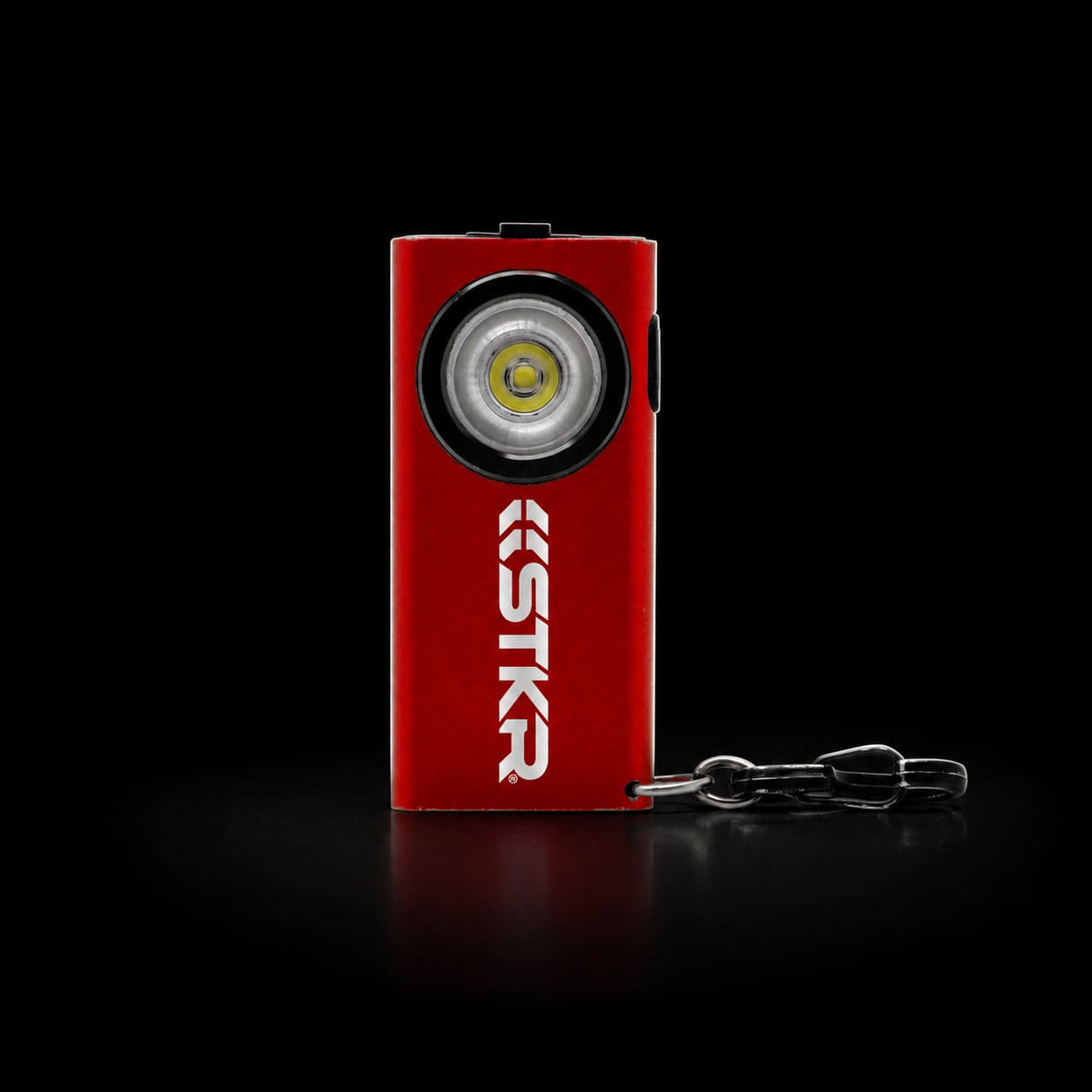 SlimJimmy Ultra-Bright Keychain Light - Red - Front
