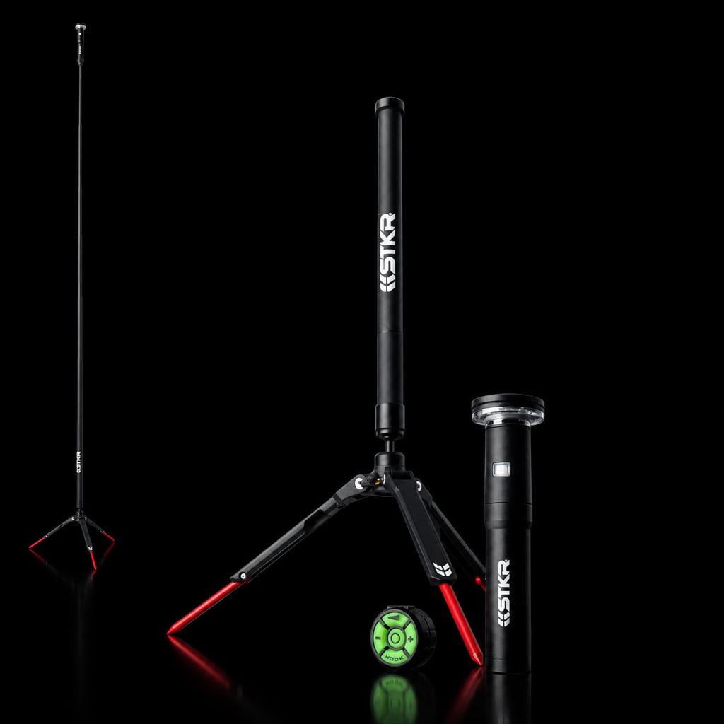 FLi-PRO 8' Telescoping Light with Removeable Flashlight & Wireless Remote