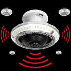 MPI adjustable motion sensor and five-point lighting coverage