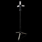 TRi-Mobile Area Work Light - Rechargeable Shoplight with Triple Pivoting LED Light Heads by STKR Concepts - on extended tripod stand