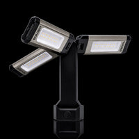 TRi-Mobile Area Work Light - Rechargeable Shoplight with Triple Pivoting LED Light Heads by STKR Concepts - pivoting heads